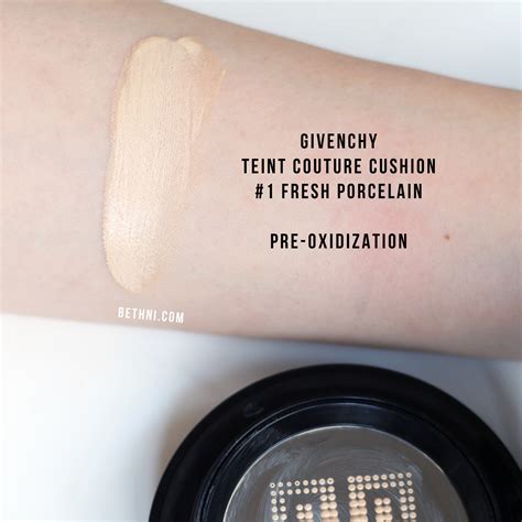 givenchy couture cushion fresh porcelain|Givenchy teint couture cushion.